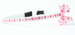 Star L pink-pink small bow
