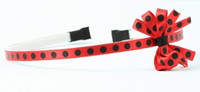 Dot red-black small bow