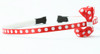 Dot red-white small bow