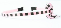 BS Check L L Pink Small Bow
