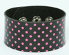 Dot black-pink big stripes & checker