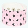 Star pink-black big stripes & checker