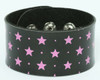 Star black-pink big stripes & checker
