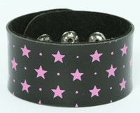 Star black-pink big stripes & checker