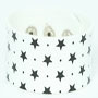 Star white-black big stripes & checker