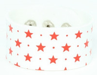 Star white-red big stripes & checker