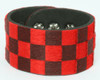 Check black-red F big stripes & checker