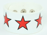 Star big white-red big stripes & checker