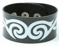 Tribal black big stripes & checker