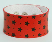 Star red-black big stripes & checker