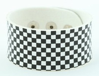 Check S black-white big stripes & checker