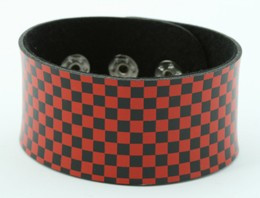 Check S black-red big stripes & checker