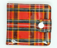 Scotch red wallet PVC wallet