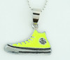 Shoe yellow mix necklace