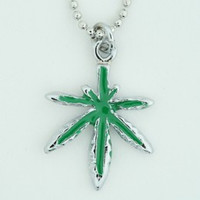 Marijuana mix necklace