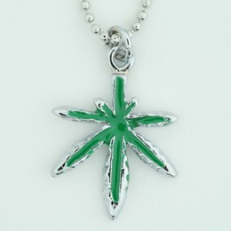 Marijuana mix necklace