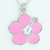 Hibiscus pink mix necklace