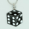 Dice PE black mix necklace