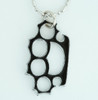 Punch black mix necklace