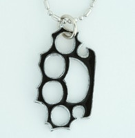 Punch black mix necklace