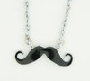 Mustache mix necklace