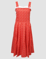 Front - Stars red bobelina dress