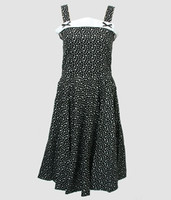 Front - Stars black bobelina dress