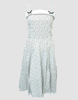 Front - Stars white bobelina dress