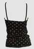 Back - 3D star black-pink top lace top