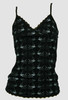 Front - Swallow black-grey top lace top