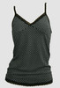 Front - L cross top lace top