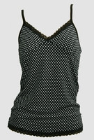 Front - L cross top lace top