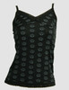 Front - L punch black-grey top lace top