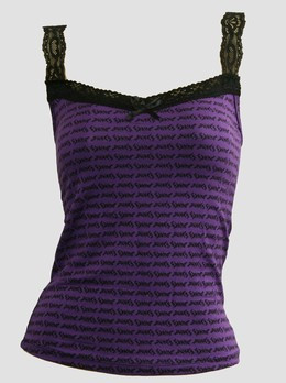 Front - Punks purple top lace top