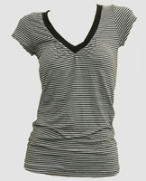 Front - Stripe S black-grey fashion