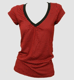 Front - Check black-red fashion