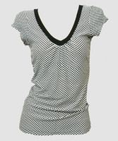 Front - Check black-white fashion