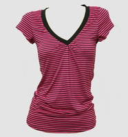 Front - Stripe S black-pink fashion
