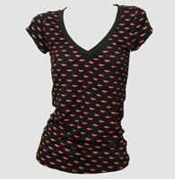 Front - Bat black-red fashion