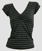 Front - Stripe M black-grey fashion