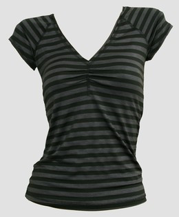 Front - Stripe M black-grey fashion