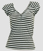 Front - Stripe M black-white fashion