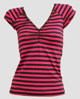 Front - Stripe M black-pink fashion