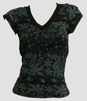 Front - Punk flower black-grey fashion