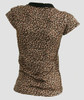 Back - Leopard brown fashion t-shirt