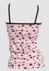 Back - Stars pink-Black top pocket top