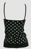 Back - 3D star black-white top pocket top