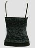 Back - Flower punk black-grey top pocket top