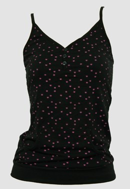 Front - Star S black-pink top pocket top