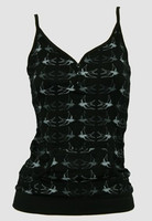 Front - Swallow black-grey top pocket top